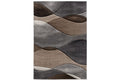Diamond Brown & Grey Area Rug