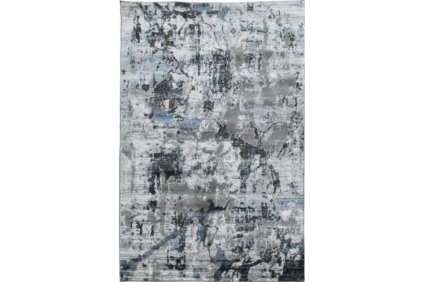 Fancy Blue/ Grey Area Rug