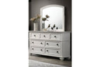 Global Furniture Antique White Storage Bedroom Set