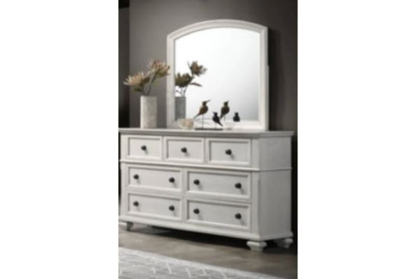 Global Furniture Antique White Storage Bedroom Set