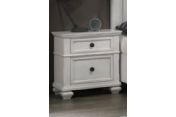 Global Furniture Antique White Storage Bedroom Set