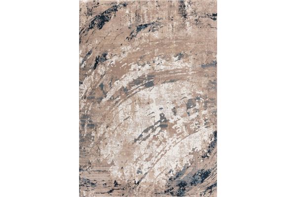 Glamour 25084B Blue Beige Area Rug