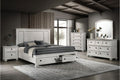 Global Furniture Storage Bedroom Set - Antique White