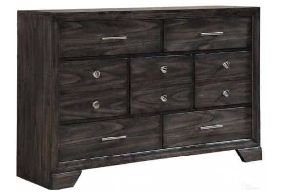 Global Furniture Upholstered Sleigh Storage Bedroom Set – Queen or King