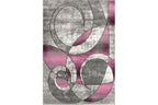 IBIZA CARVING 5049 GREY VIOLET Area Rug