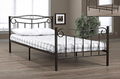 IF151 Single Black Metal Platform Bed