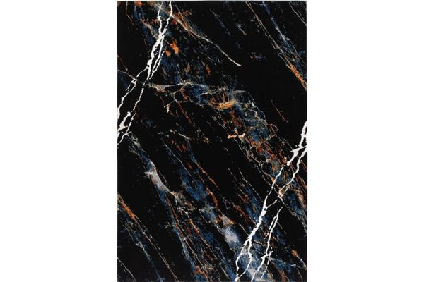 Izamel 2528A Multi Black Area Rug