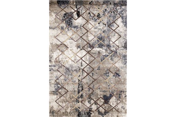 Vera Blue and Gold Area Rug
