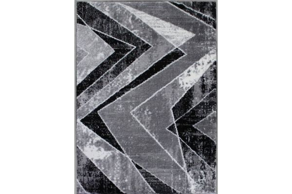 Lancaster Grey and Black Area Rug