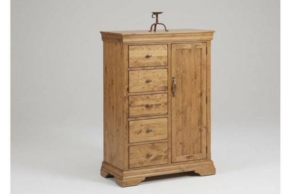 Louis Rustique Solid Wormy Maple Bedroom Set – Canadian-Made French Country Collection
