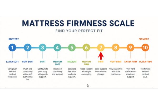Restonit 10" Milano Medium Firm Pocket Coil Mattress