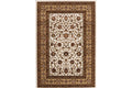 Tabriz Traditional Ivory and Yellow Area Rug