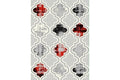 Mersin Red Spade Area Rug