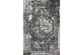 Rome Faded Black Area Rug