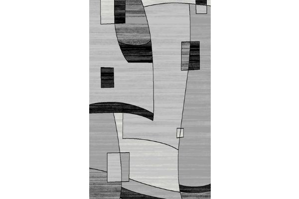 Ibiza Grey Square Area Rug