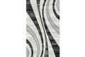 Ibiza Grey and Black Area Rug
