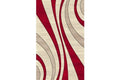 Ibiza Cream Red Area Rug