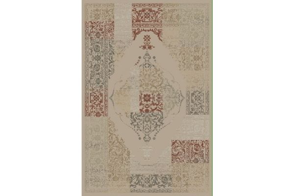 R4H Persian Beige Two Tone Area Rug
