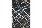 R4H Black and White Area Rug