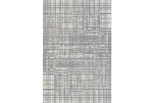 Rome Woven White Grey Area Rug