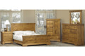 Louis Rustique Maple Wood Bedroom Set