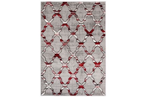 Red Scaled Top Bristol Rug