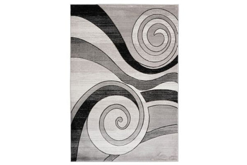 Grey Black Top Bristol Rug
