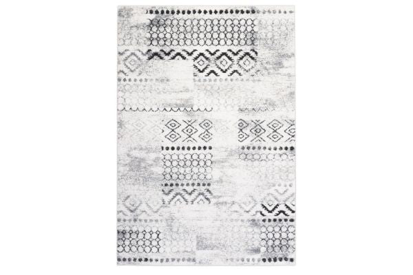 Cambridge Grey and White Area Rug