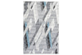 Cambridge Sharp Area Rug-Blue