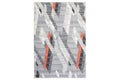 Cambridge Sharp Area Rug-RED