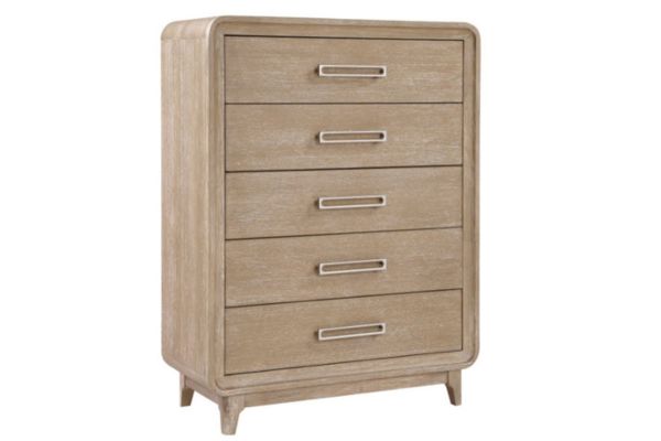 Wilshire Natural Oak Upholstered Bedroom Set – Queen or King Farmhouse Collection