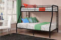 501 Single Over Double Metal Bunk Bed