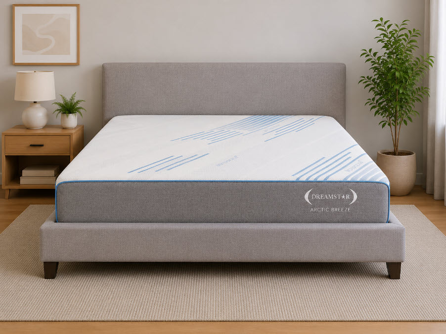 DreamStar Arctic Breeze 11" Plush Gel Memory Foam Mattress
