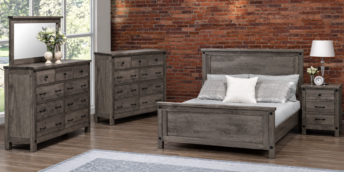 Vokes Chantry Solid Wormy Maple Bedroom Set – Canadian Made ***FLOOR MODEL***