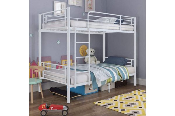 B540 Single Over Single Metal Bunk Bed – Black, Grey or White