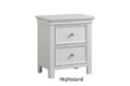 Global White Panel Bedroom Set – Double, Queen or King
