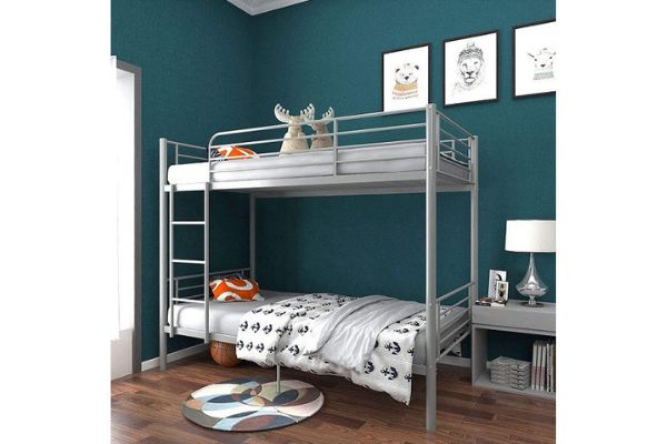 B540 Single Over Single Metal Bunk Bed – Black, Grey or White