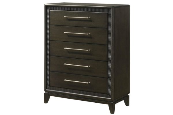 Global Dark Grey Upholstered Panel Bedroom Set – Queen or King