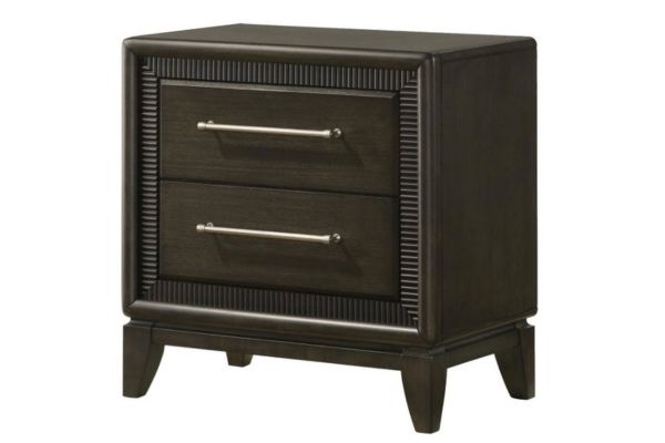 Global Dark Grey Upholstered Panel Bedroom Set – Queen or King