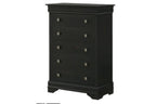 Global Furniture Antique Black Panel Bedroom Set – Single, Double, Queen or King