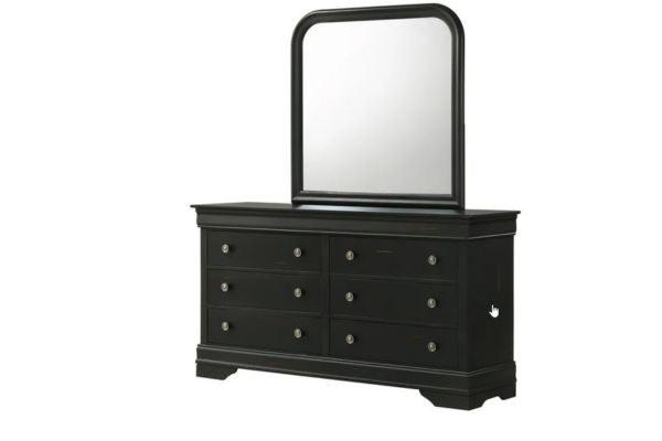 Global Furniture Antique Black Panel Bedroom Set – Single, Double, Queen or King