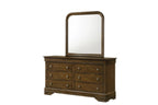 Toffee Brown Panel Bedroom Set – Single, Double, Queen or King Traditional Collection