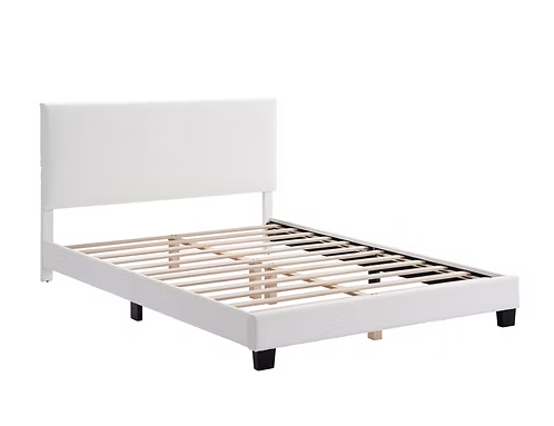IFDC IF-5582 Beige Platform Bed  – Double, Queen or King