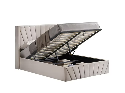 IFDC IF-5872 Beige Hydraulic Lift Storage Platform Bed