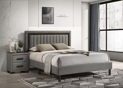IFDC IF-180 Dark Grey Platform Bed