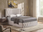 IFDC IF-5872 Beige Hydraulic Lift Storage Platform Bed