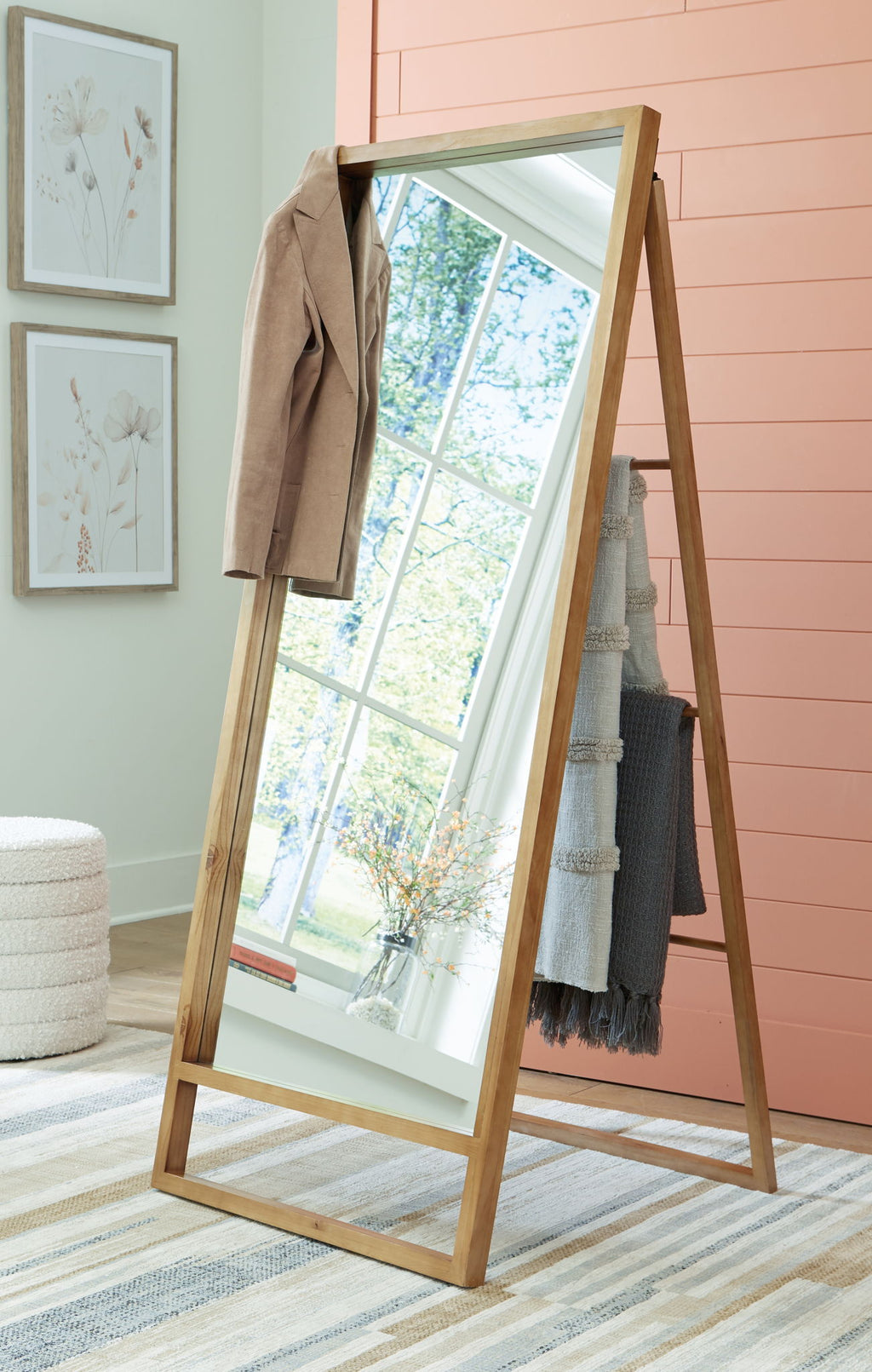 Devford - Floor Mirror - Brown
