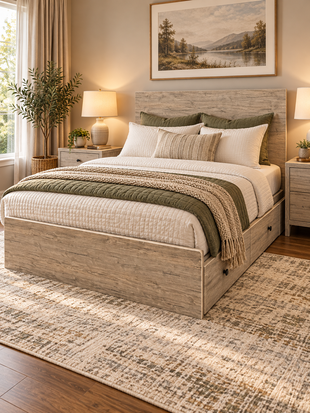 365 Modern  Mates Storage Bed – Canadian Made ***FLOOR MODEL***