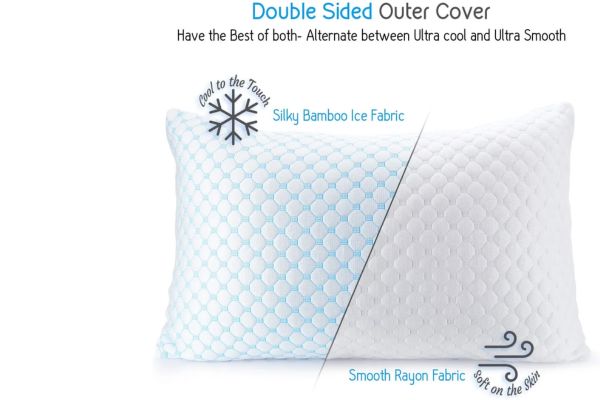 Cooling Cover Gel Memory Foam Pillow