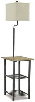 Shianne - Metal Tray Lamp  - Black